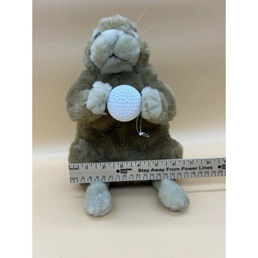 Gopher Holding A Golf Ball Golf‎ Club Head Driver Cover Plush 10
